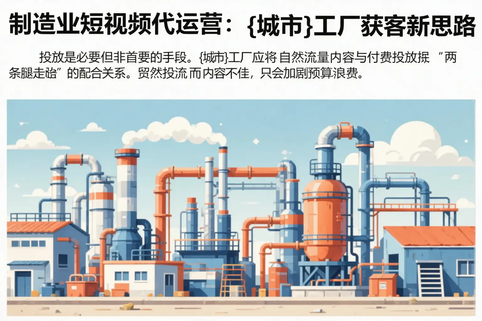 制造业短视频代运营:宜君工厂获客新思路