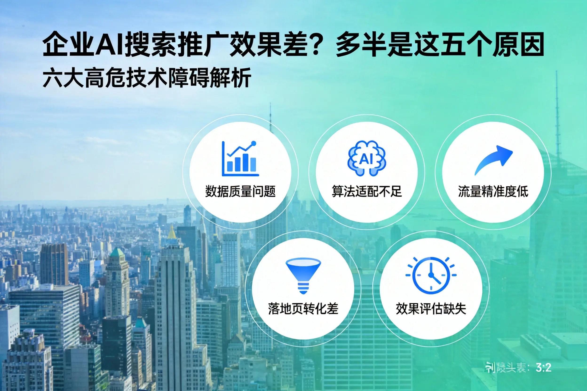 宜君企业AI搜索推广效果差?多半是这五个原因
